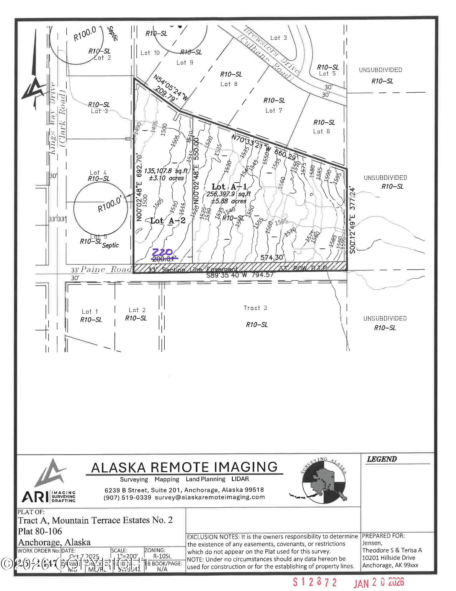 Lot A-2 Mountain Terr Est #2 Lot A-2 Road, Anchorage AK 99516