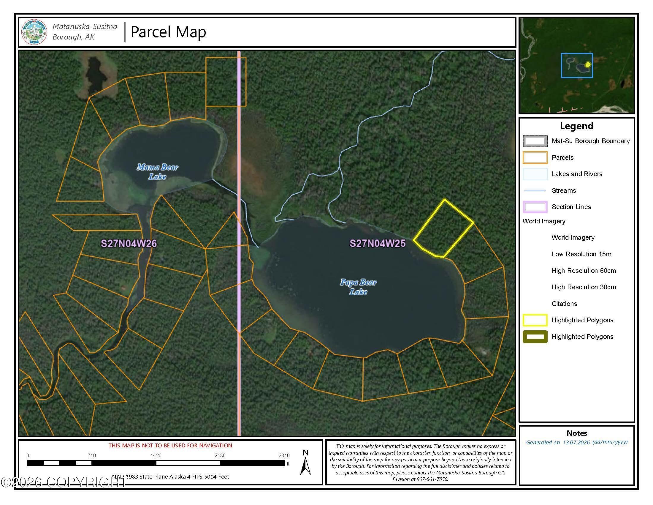 000 Papa Bear Lake, Talkeetna AK 99676