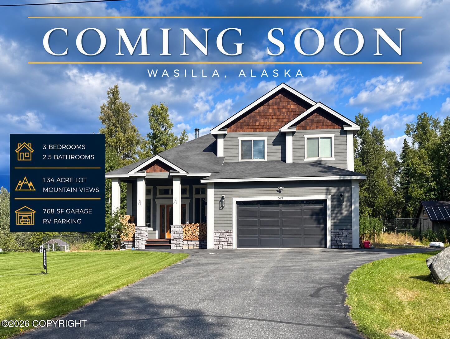 521 E Lochcarron Drive, Wasilla AK 99654