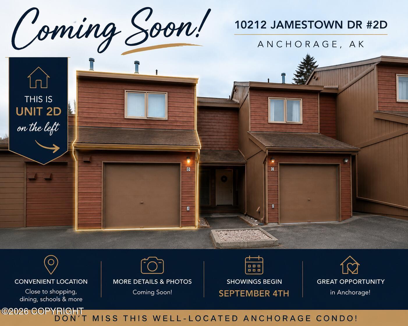 10212 Jamestown Drive #2D, Anchorage AK 99507